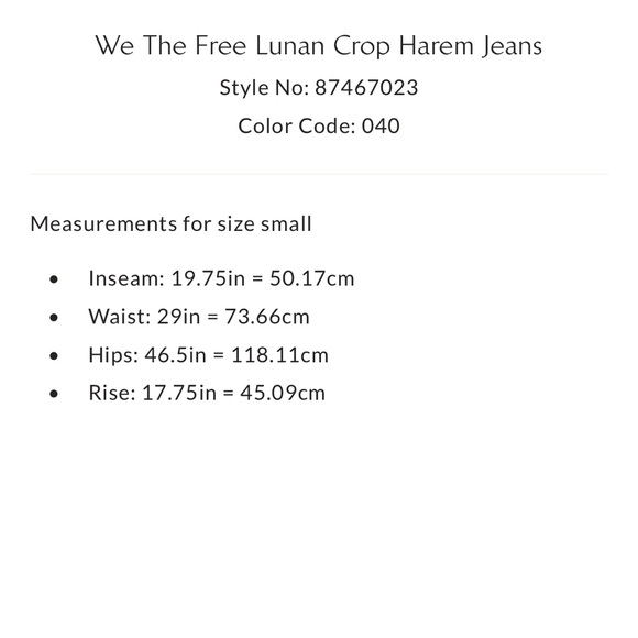 We The Free Lunan Crop Harem Jeans - Picture 12 of 12